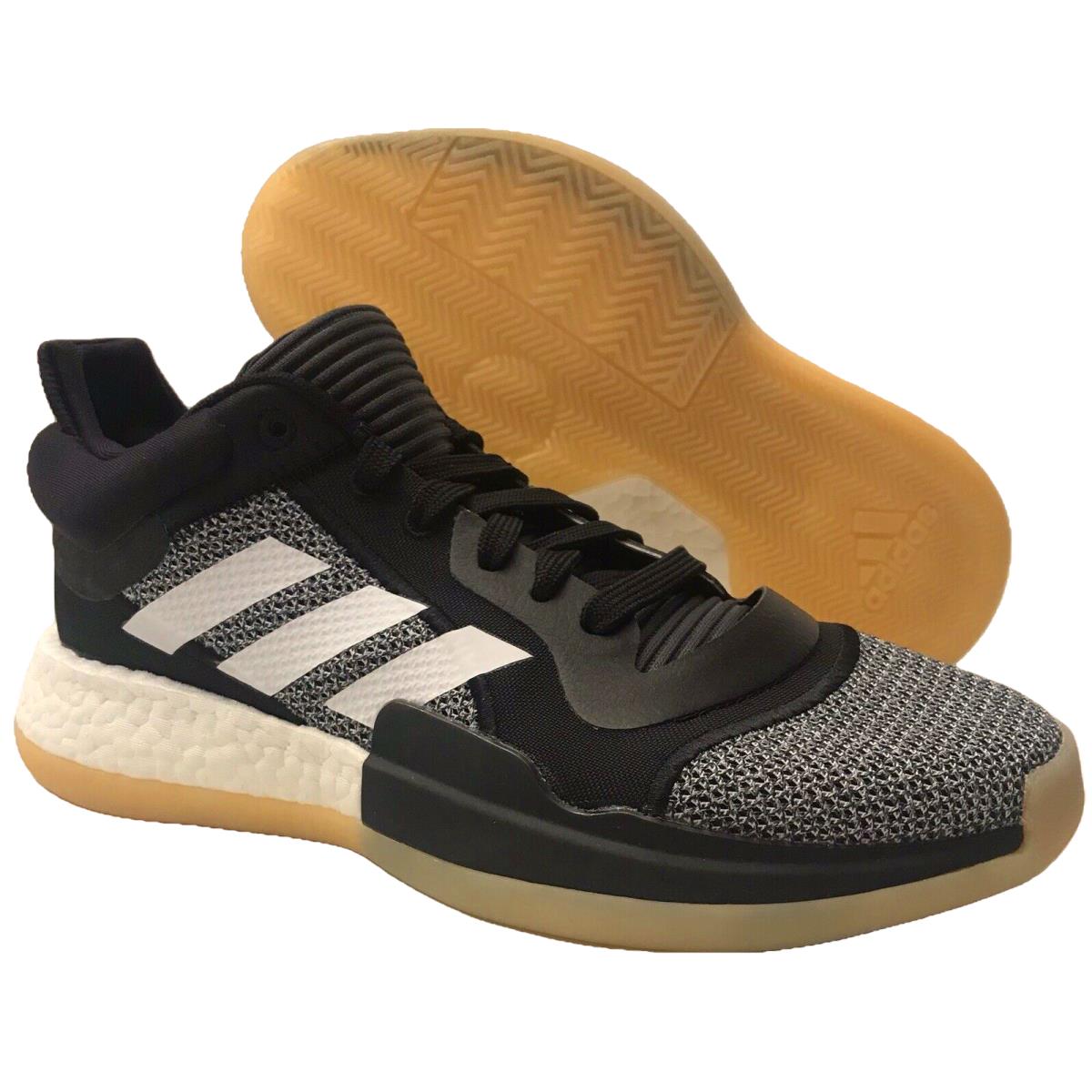 Adidas Marquee Boost Low Basketball Shoes D96932 Black Men`s 8.5