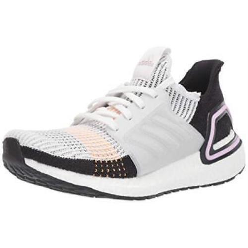 Adidas Women`s Ultraboost 19 Running Shoe Crystal White/black 11.5