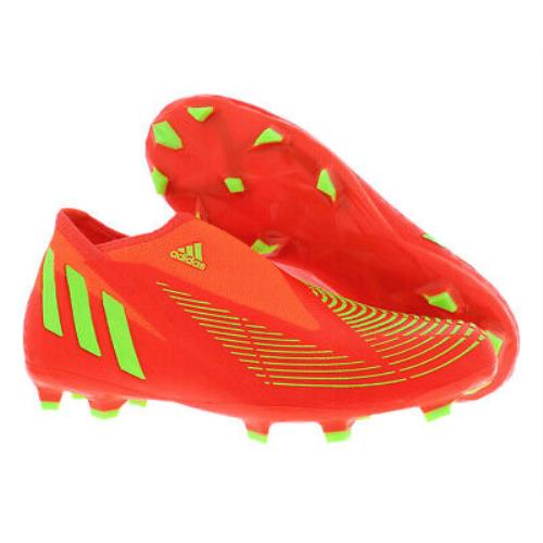 Adidas Predator Edge3 Ll Fg Unisex Shoes Size 9 Color: Solar Red/orange/black