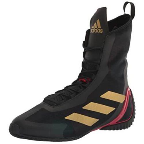 Adidas Unisex Speedex Ultra Boxing Shoe Black/black/gold Metallic 6.5 US Men