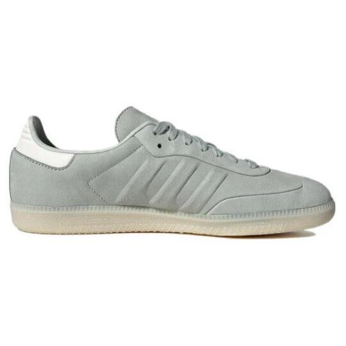 Adidas Samba Silver Wonder Leather Sneaker Shoes Gray IE4957 Size 5.5 - Gray