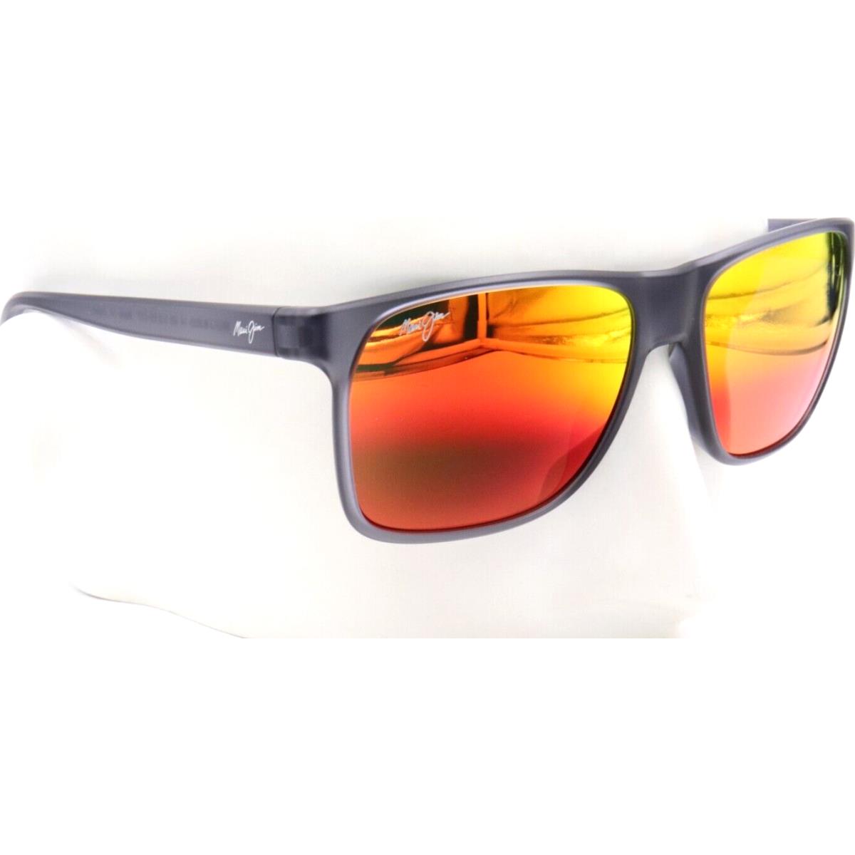 Maui Jim Pailolo Matte Gray Hawaii Lava Polarized Sunglasses RM603-14