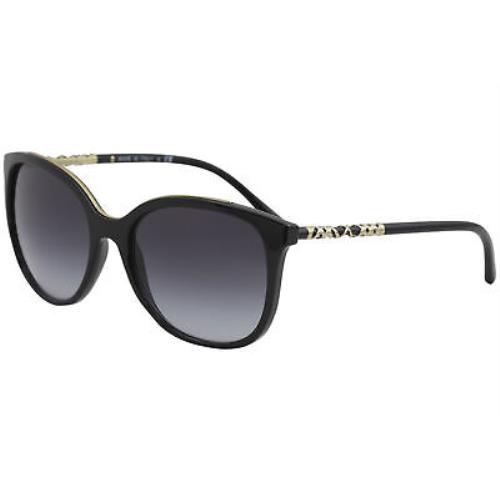 Burberry Women`s BE4237 BE/4237 3001/8G Black Fashion Square Sunglasses 57mm