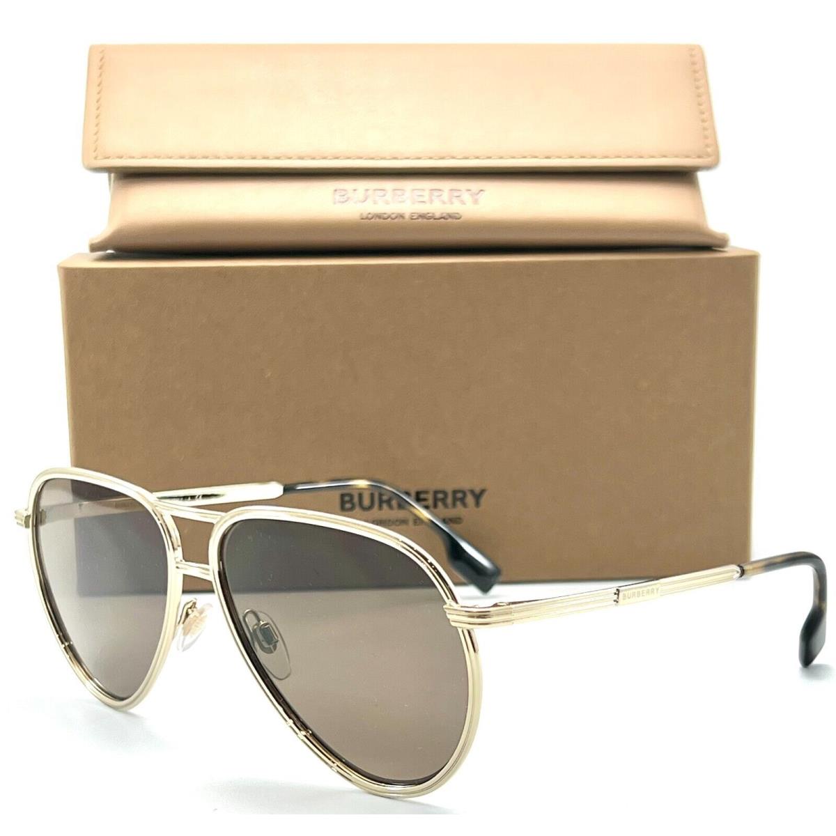 Burberry B 3135 1109/73 Gold Sunglasses 59-14 145 W/case