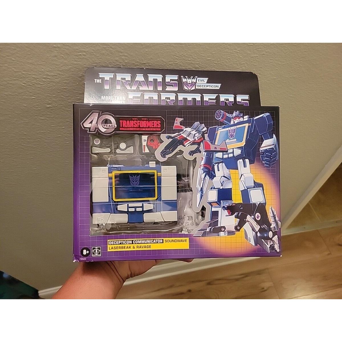 Transformers Retro 40th Anniversary G1 Soundwave Laserbeak Ravage Decepticons