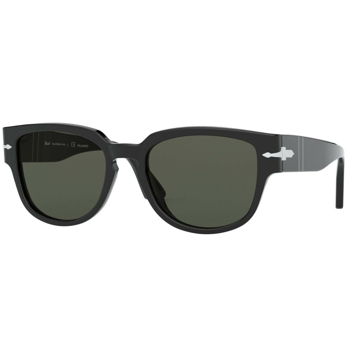 Persol Galleria PO 3231S Black/green Polarized 95/58 E Sunglasses
