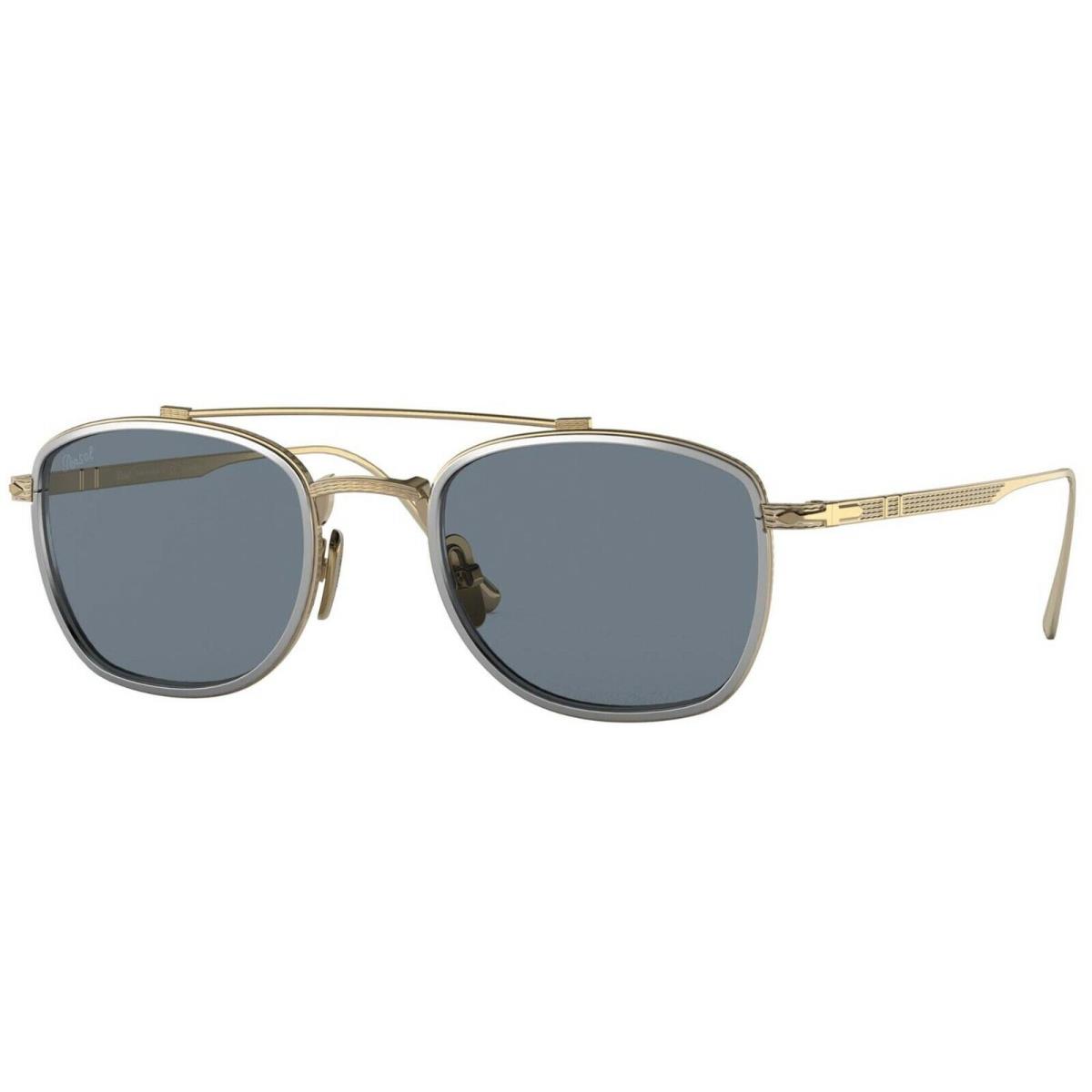 Persol PO 5005ST Silver Gold/light Blue 8005/56 Sunglasses