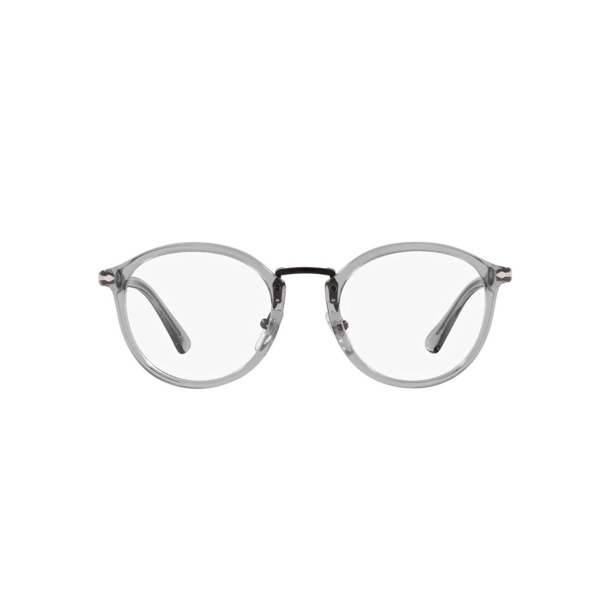 Persol Vico PO 3309V Transparent Grey 309 Eyeglasses - Frame: Transparent Grey