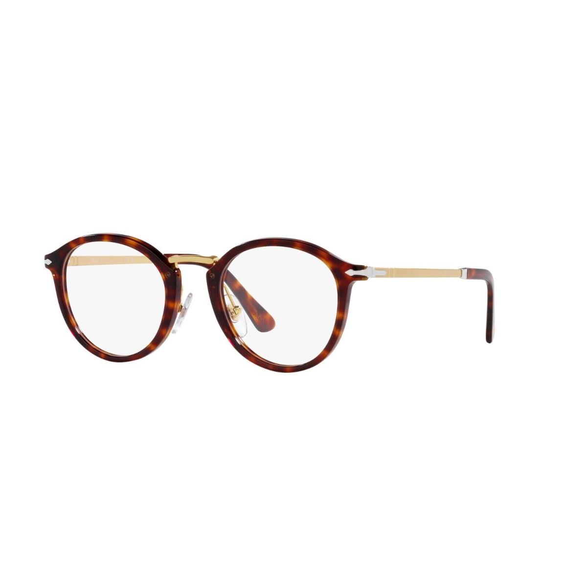 Persol Vico PO 3309V Havana 24 Eyeglasses