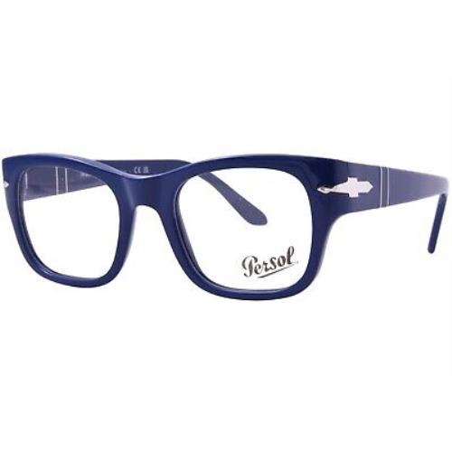 Persol PO3297V 1170 Eyeglasses Blue Full Rim Rectangle Shape 50mm