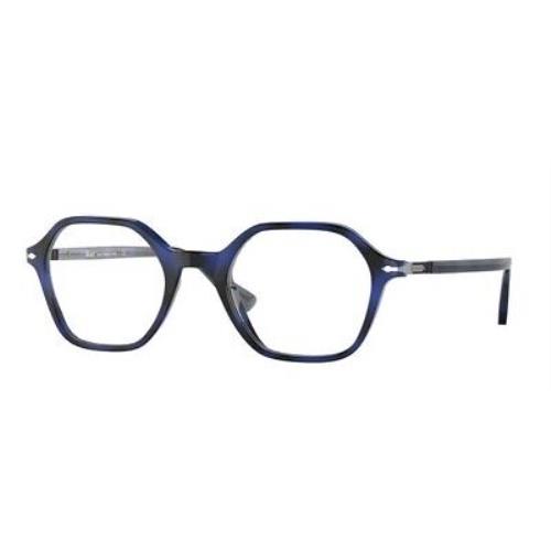 Persol PO3254V 1099 Square Blue Demo Lens 47 mm Unisex Eyeglasses
