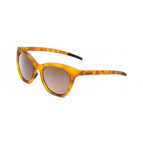 Bolle Womens Sunglasses Prize in Matte Caramel Tortoise/black/brown 50 mm Cateye