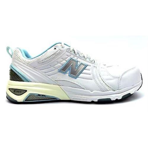 New Balance Women`s Cross Training Shoes Lace Up Comfortable WX856WB White Blue