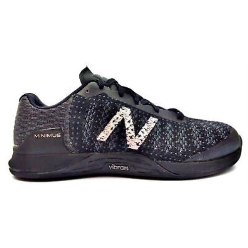New Balance Women`s Cross Training Shoes Minimus Prevail Lace Up Sneakers Black - Black