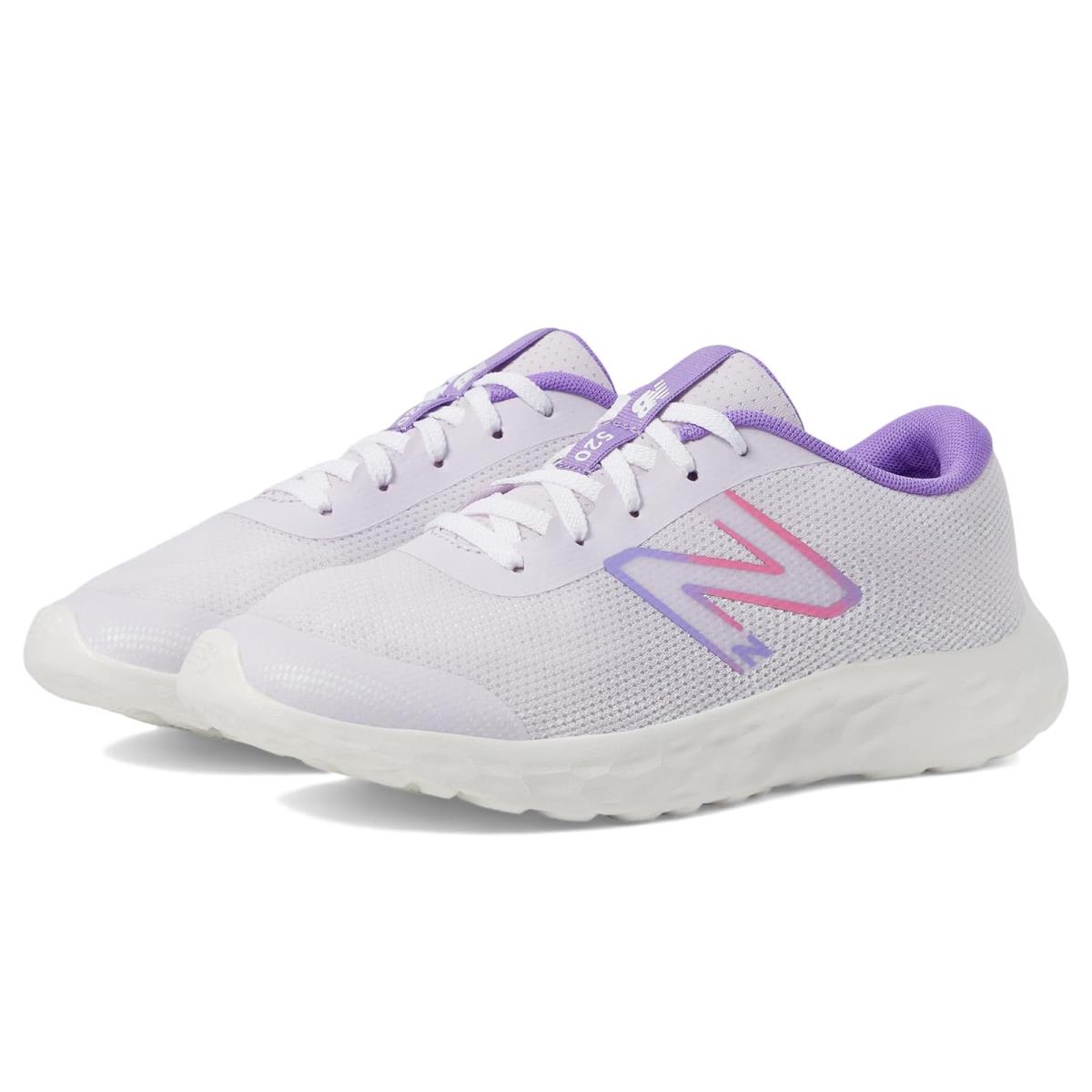 Girl`s Sneakers Athletic Shoes New Balance Kids 520v8 Big Kid Taro/Violet Crush