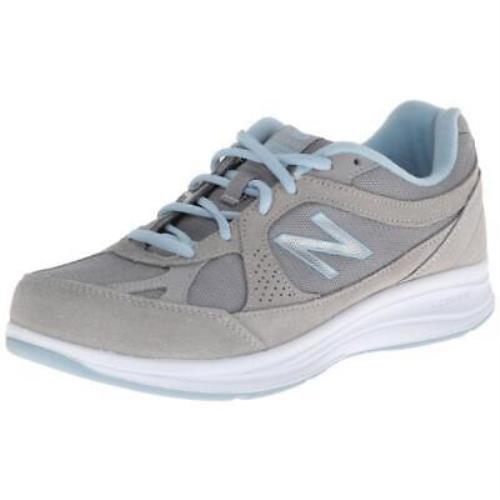 New Balance Womens 877 Gray Walking Shoes Sneakers 12 Medium B M Bhfo 8322