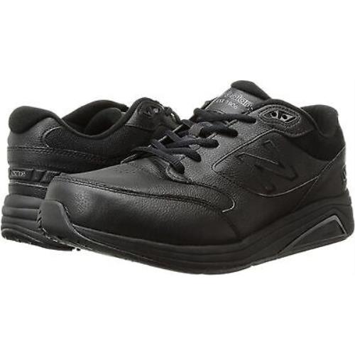 Men`s New Balance 928v3 Walking Shoe MW928BK3 Black Leather