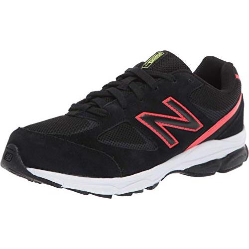 New Balance Kid`s 888 V2 Lace-up Running Shoe Black/Neo Flame