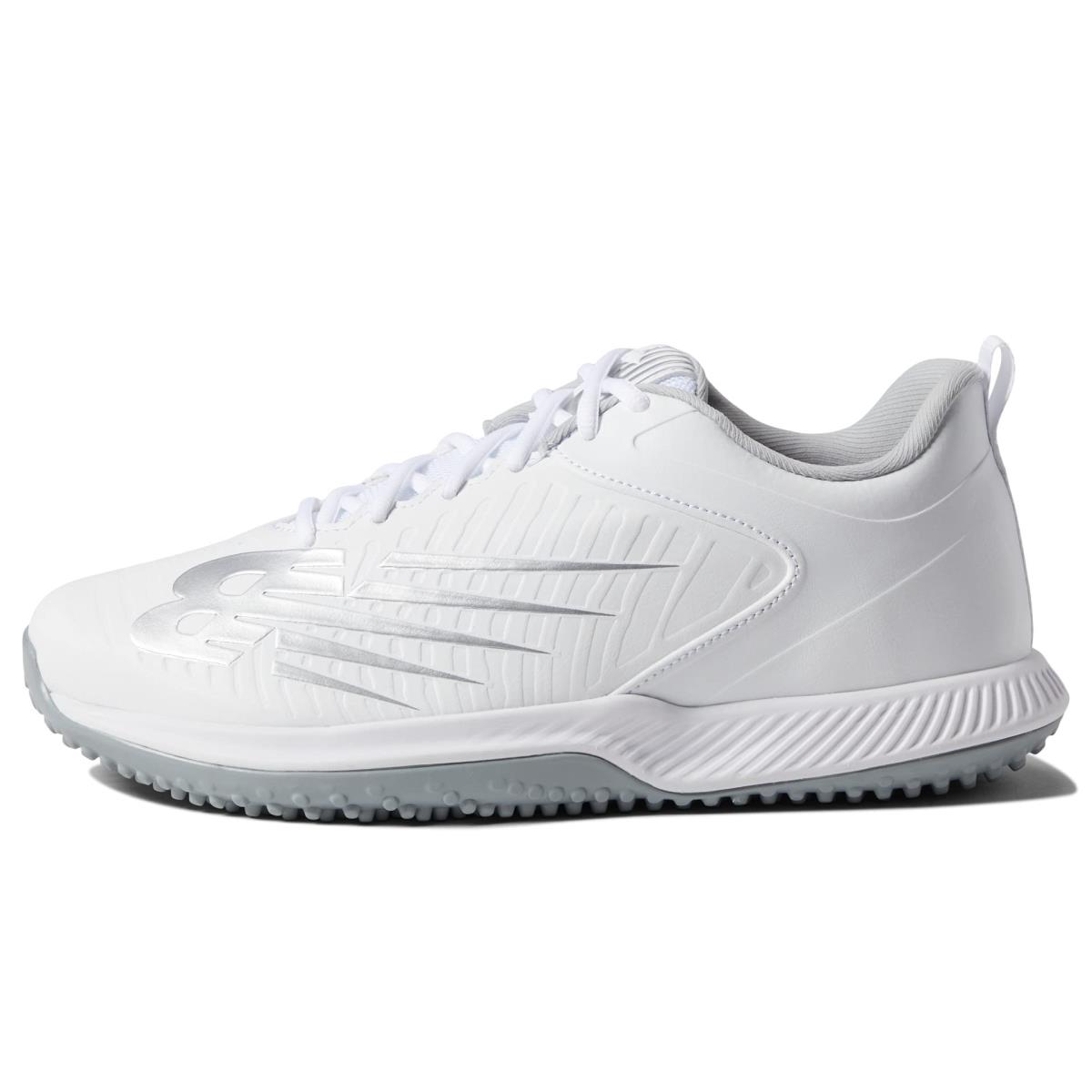 New Balance Women`s Fuel Cell Stfusev3 Softball Sh White/Silver
