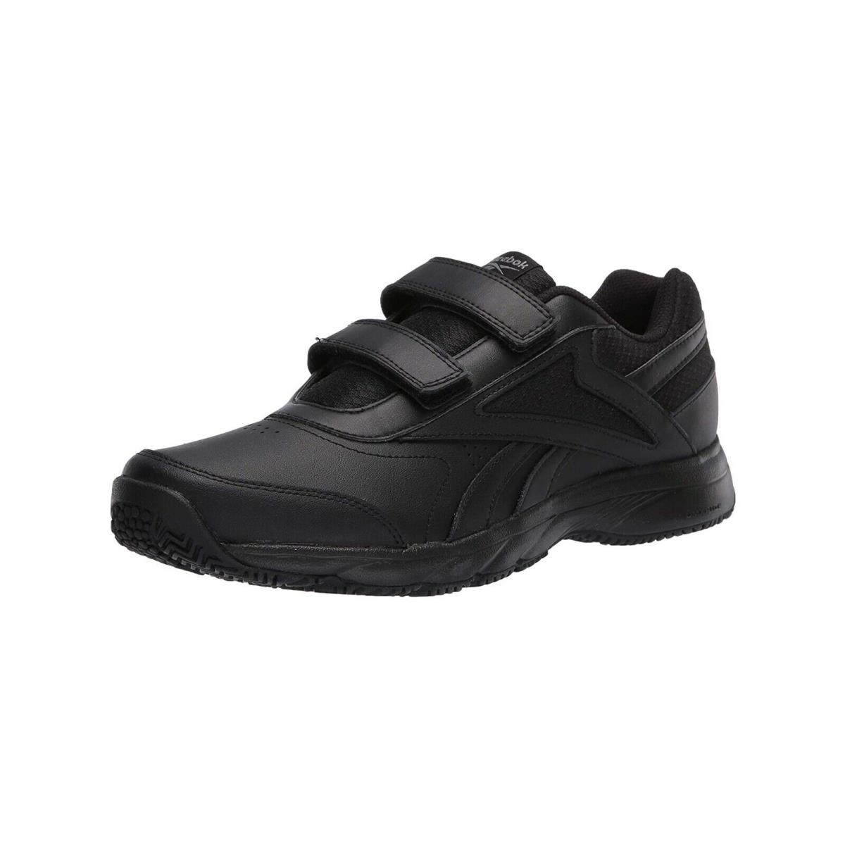 Reebok Work N Cushion 4.0 KC 2 Straps Black Duty Proof Oil Slip Resistant Shoes - Black