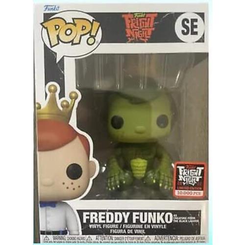 Funko Pop 2022 Fright Night Box of Fun Freddy as The Creature From The