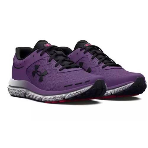 Under Armour Charged Assert 10 Violet Women`s Running Shoes Size 6.5