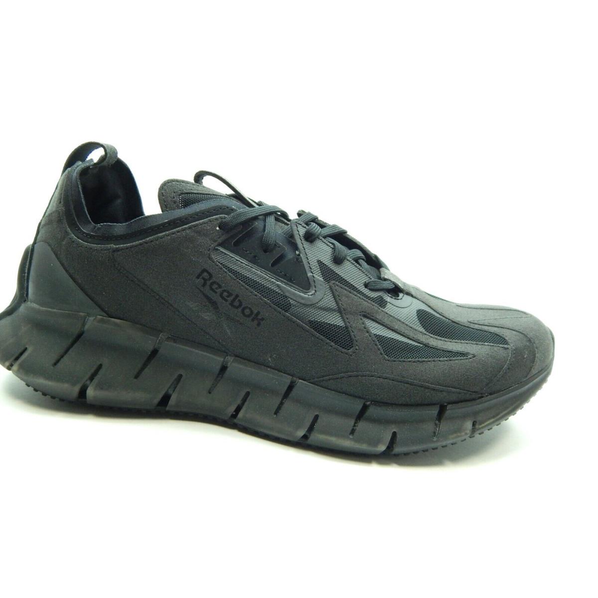 Reebok Zig Kinetica Men Shoes FW5737 Black Grey Size 11.5 - Gray