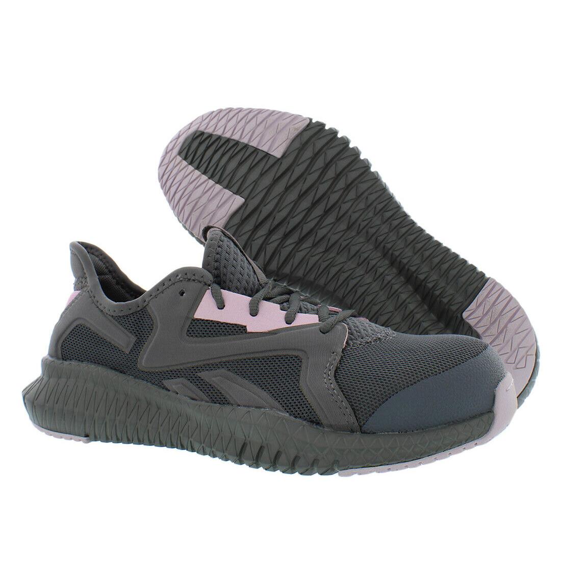 Reebok Flexagon 3.0 Work Safety Toe Womens Shoes Size 7.5 Color: Grey/pink - Gray, Main: Grey