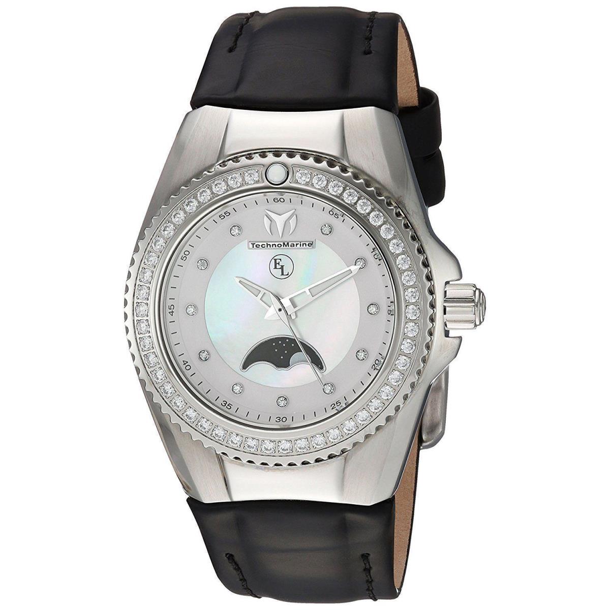 Technomarine TM-416019 Eva Longoria Mother of Pearl Moon Phase Women`s Watch