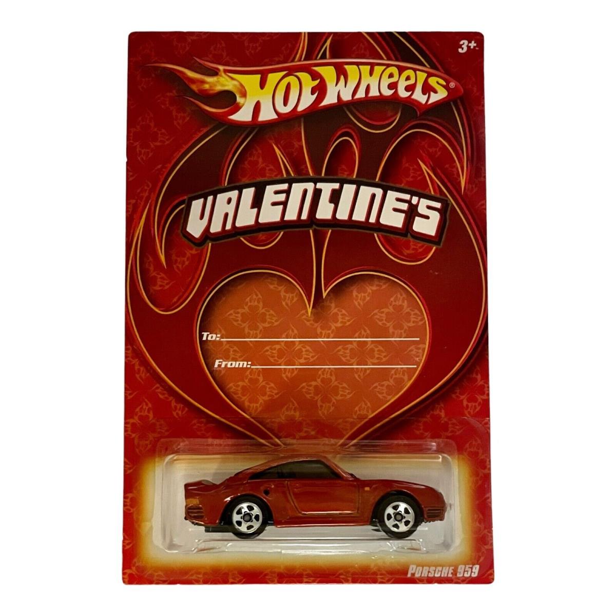 2009 Hot Wheels Red Porsche 959 Valentines Day Target Exclusive