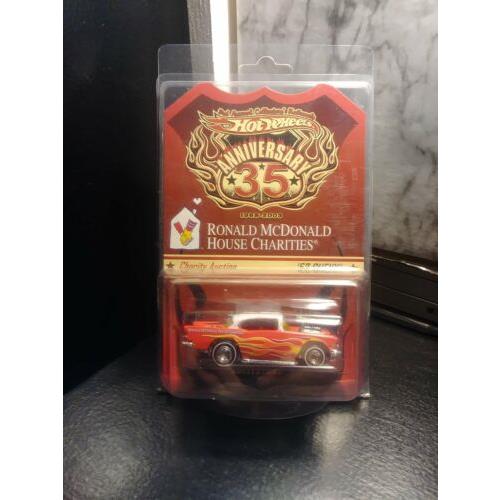 Hot Wheels 35 Anniversary Ronald Mcdonald `57 Chevy Real Riders