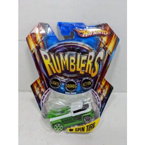 2007 Hot Wheels Rumblers Sonic Surfer M0009 On Card