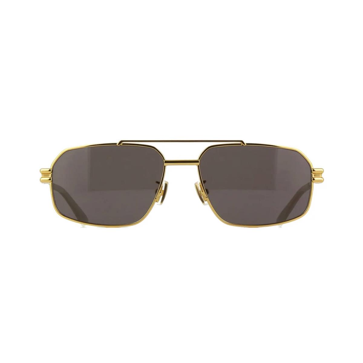 Bottega Veneta BV1128S Gold/dark Grey 002 Sunglasses