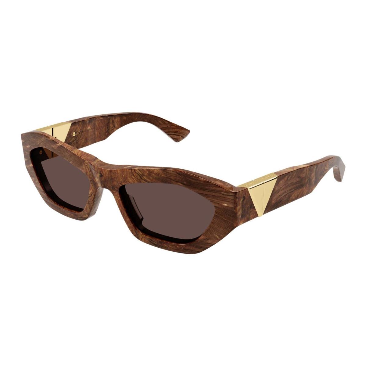 Bottega Veneta BV1221S Brown/brown 005 Sunglasses