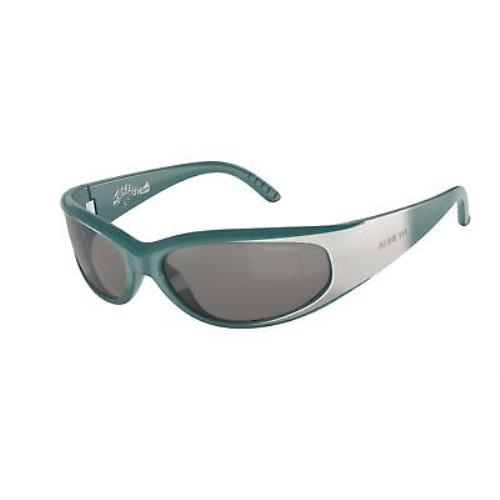 Arnette AN4302 28176G Green Grad Silver Lt Grey Mir Silver 62 Men`s Sunglasses