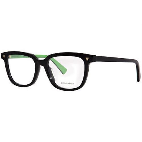 Bottega Veneta BV1229OA 005 Eyeglasses Women`s Black/green Full Rim 52mm