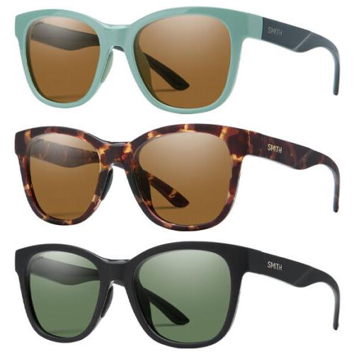 Smith Optics Caper Chromapop Polarized Women`s Soft Square Sunglasses - Cpcp - Frame: