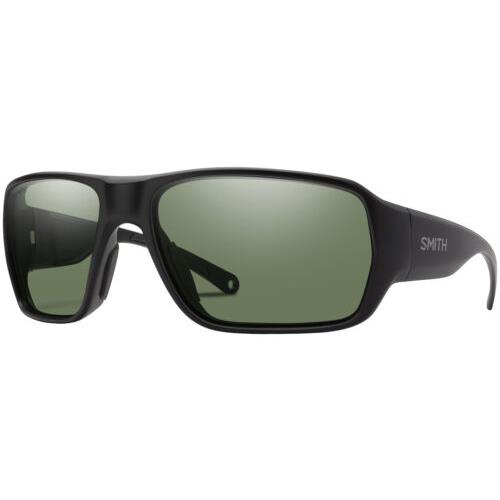 Smith Optics Castaway Polarized Chromapop Sport Wrap Sunglasses - 203173 - Italy Matte Black/Gray Green (DL563L7)