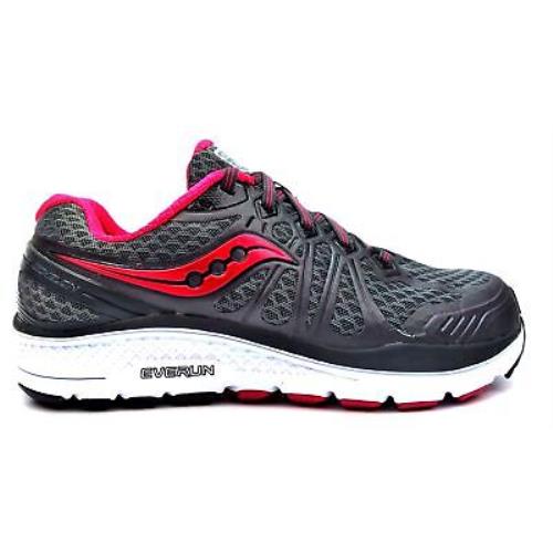 Saucony Women`s Running Shoes Lace Up Athletic Echelon 6 Gray Pink Medium