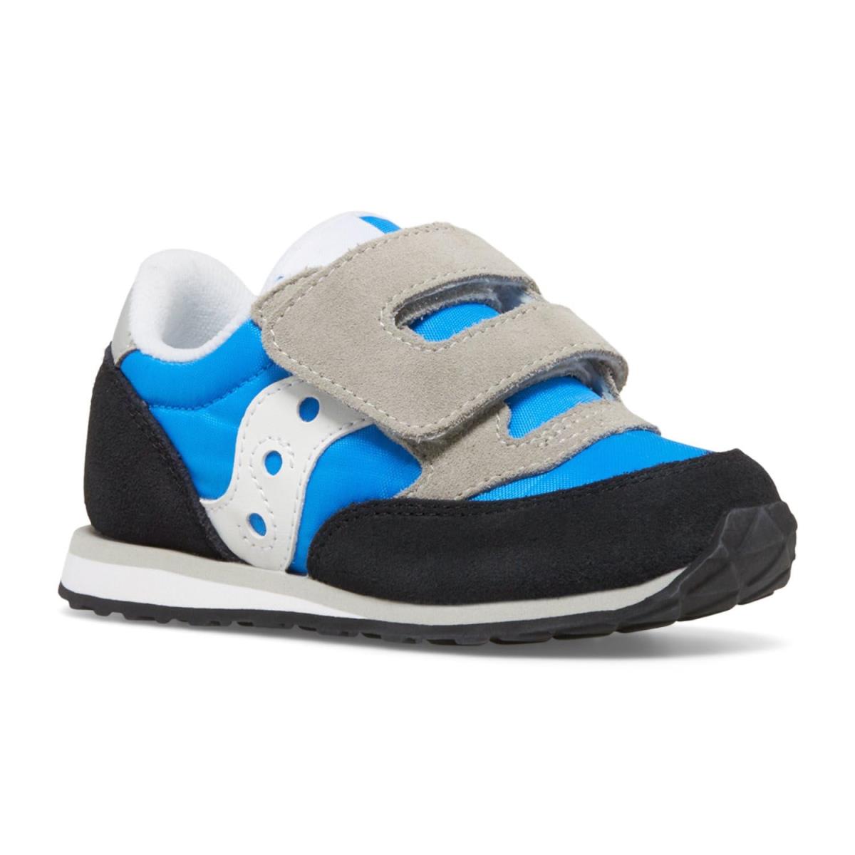 Children Unisex Shoes Saucony Kids Originals Baby Jazz HL Toddler/little Kid - Blue/Black/Grey