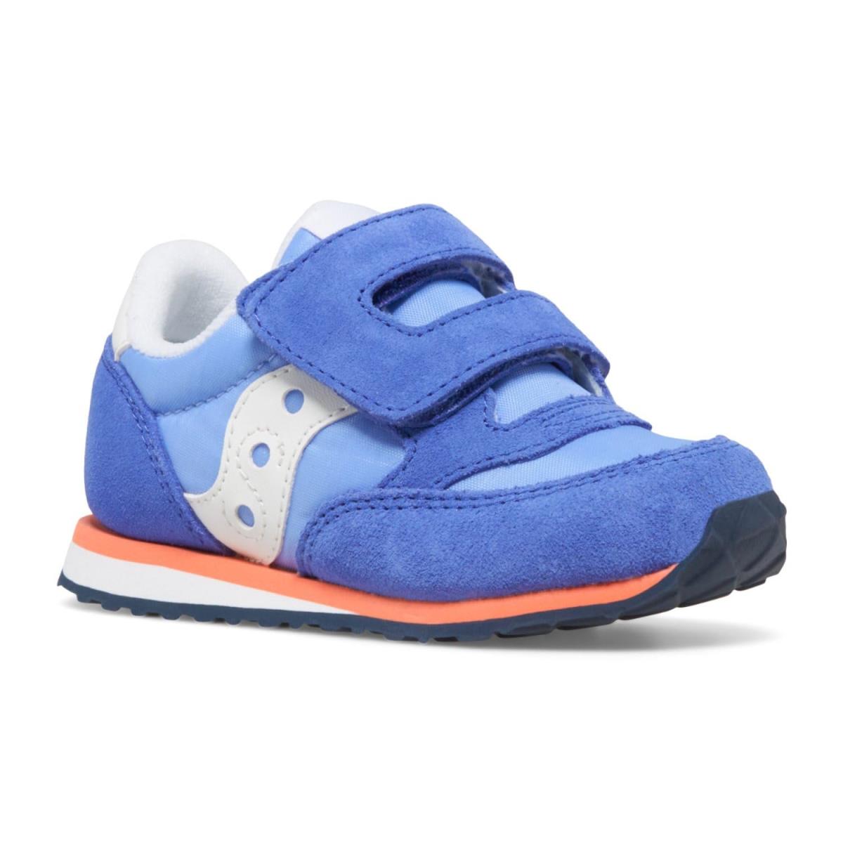 Children Unisex Shoes Saucony Kids Originals Baby Jazz HL Toddler/little Kid Blue/Coral
