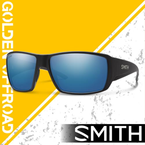 Smith Optics Guide`s Choice Matte Black + Chromapop Glass Polarized Blue Mirror