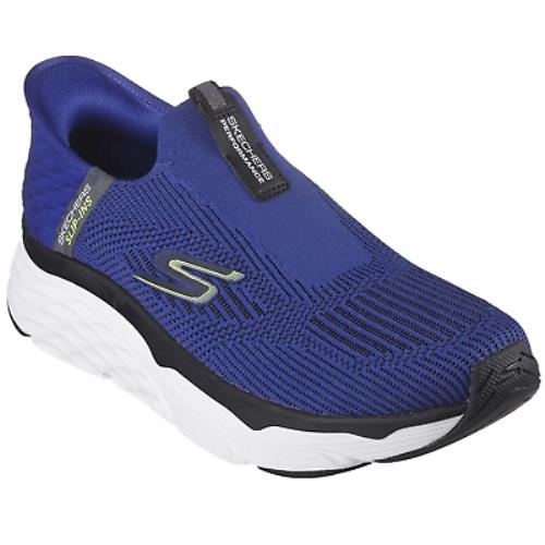Skechers Men`s 220389 Max Cushioning Advantageous Slip-ins Blue Black Shoes