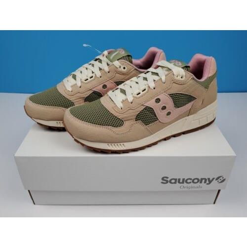 Saucony Originals Shadow 5000 Mushroom Tan Olive Shoes S70747-3 Sz M 9 W 10.5