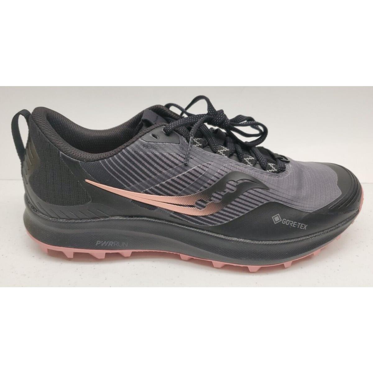 Saucony Women`s Peregrine 12 Gtx Trail Shoes Gray/black S10740-20 Size 10M