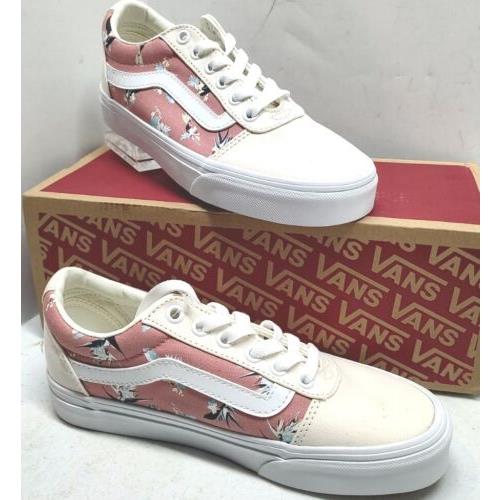 Vans Women`s Birds Of Paradise Old Skool Lace Up Skate Shoes - Size 6