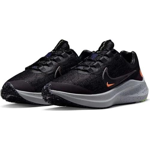 Nike Woman`s Zoom Winflo 8 Shield Black/violet Ore-atomic Orange 2022