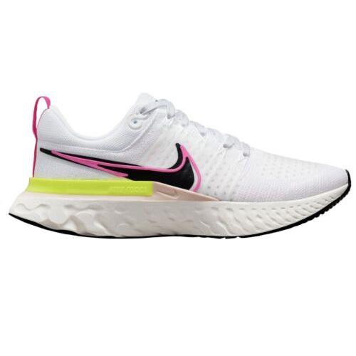 Nike React Infinity Run Flyknit 2 Mens 8-15 Casual Running Shoe White Sneaker
