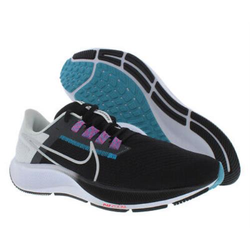 Nike Pegasus 38 Mens Shoes - Black/Blue/Purple, Main: Black