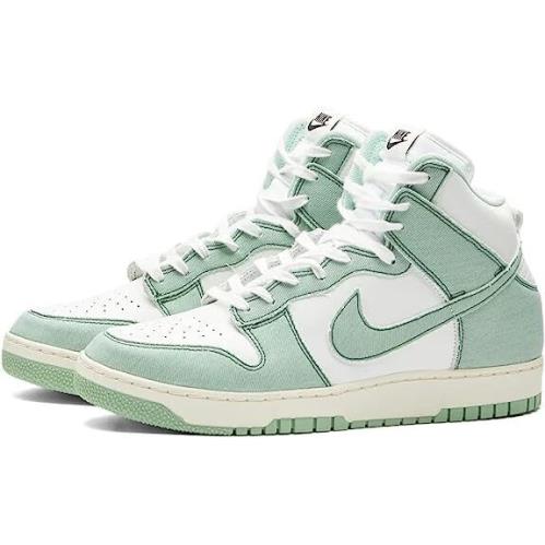 Men Women Nike Dunk HI 1985 Emamel Green DV1143300 - ENAMEL GREEN